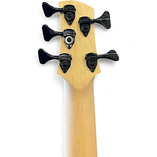 Used Kala California Series Solid Body 5 String U-Bass Hawaiian Koa Electric Bass Guitar