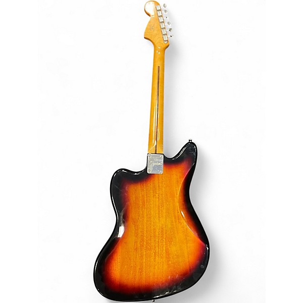 Used Squier JAGUAR 3 Color Sunburst Solid Body Electric Guitar