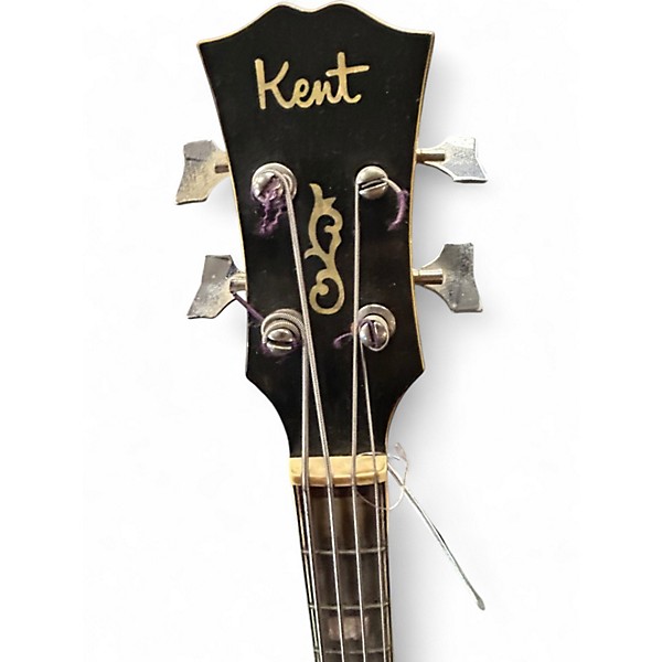 Used Kent 743 Red Electric Bass Guitar