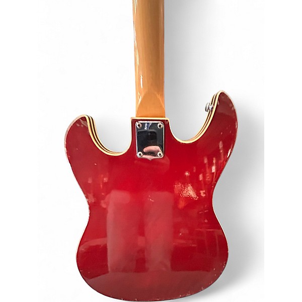 Used Kent 743 Red Electric Bass Guitar