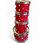 Vintage 1970s Slingerland 4 Piece Stage Band Red Drum Kit thumbnail