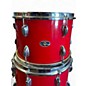 Vintage 1970s Slingerland 4 Piece Stage Band Red Drum Kit