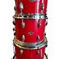 Vintage 1970s Slingerland 4 Piece Stage Band Red Drum Kit