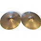 Used Zildjian 14in Rock Hi Hat Pair Cymbal thumbnail