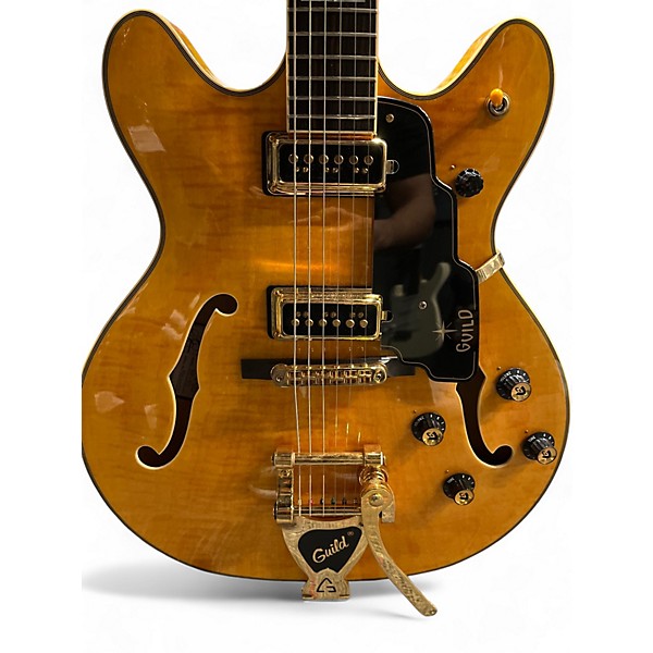 Used Guild Starfire VI Yellow Hollow Body Electric Guitar