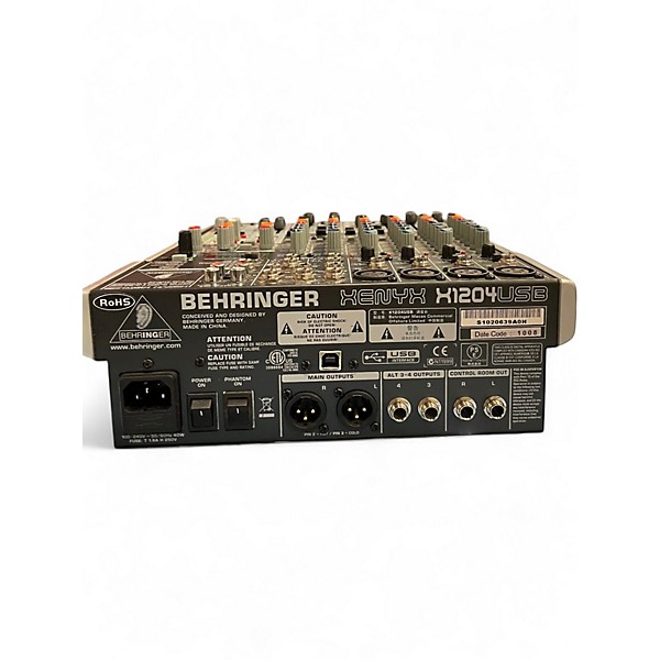 Used Behringer Xenyx X1204USB Unpowered Mixer
