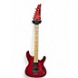 Used Ibanez S570MQM Trans Red Burst Solid Body Electric Guitar thumbnail