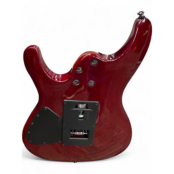 Used Ibanez S570MQM Trans Red Burst Solid Body Electric Guitar