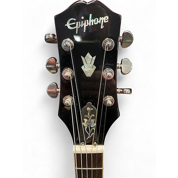 Used Epiphone es335 BLOCK Cherry Hollow Body Electric Guitar