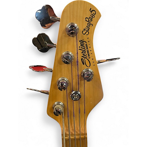 Used Sterling by Music Man Ray5 5 String Black Electric Bass Guitar