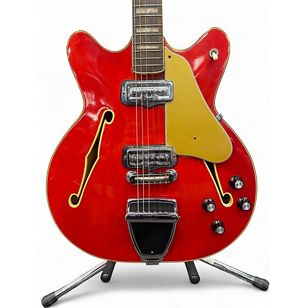 Vintage 1967 Fender Coronado II Dakota Red Hollow Body Electric Guitar