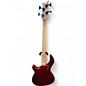 Used Dean Edge 4 String Candy Apple Red Electric Bass Guitar