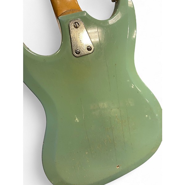 Vintage 1960s Hagstrom HII-B BLUE Electric Bass Guitar