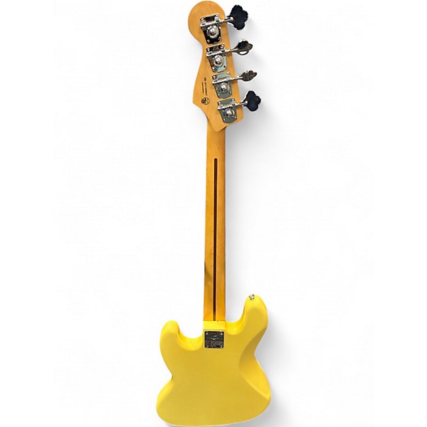 Used Fender Player Jazz Bass YELLOW Electric Bass Guitar