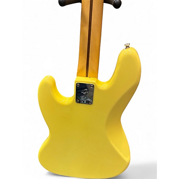 Used Fender Player Jazz Bass YELLOW Electric Bass Guitar