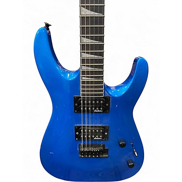 Used Jackson JS22 Dinky Metallic Blue Solid Body Electric Guitar