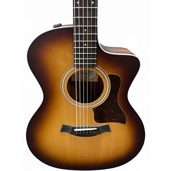 Used Taylor 214CE-K SB SUNBURST Acoustic Electric Guitar