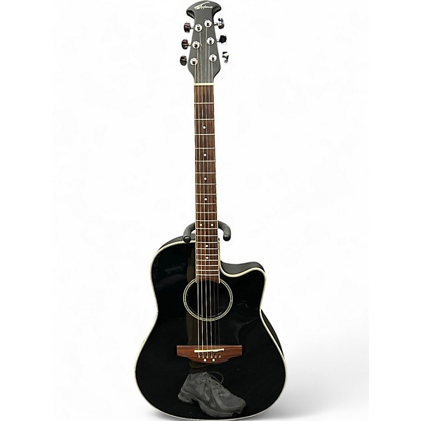 Used Applause AE127 Black Acoustic Electric Guitar