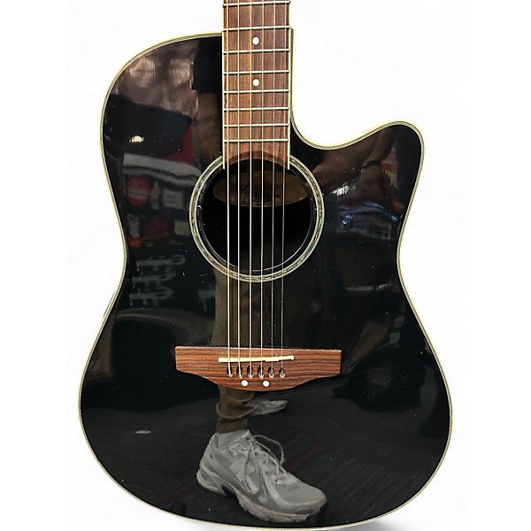 Used Applause AE127 Black Acoustic Electric Guitar
