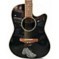 Used Applause AE127 Black Acoustic Electric Guitar