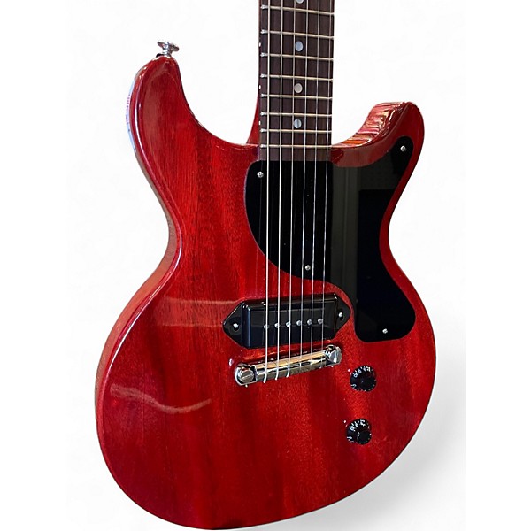 Used Gibson Les Paul Junior Double Cutaway Cherry Solid Body Electric Guitar