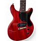 Used Gibson Les Paul Junior Double Cutaway Cherry Solid Body Electric Guitar