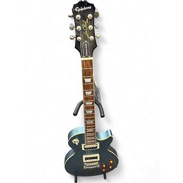 Used Epiphone Les Paul Traditional PRO III Pelham Blue Solid Body Electric Guitar