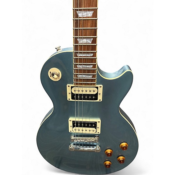 Used Epiphone Les Paul Traditional PRO III Pelham Blue Solid Body Electric Guitar