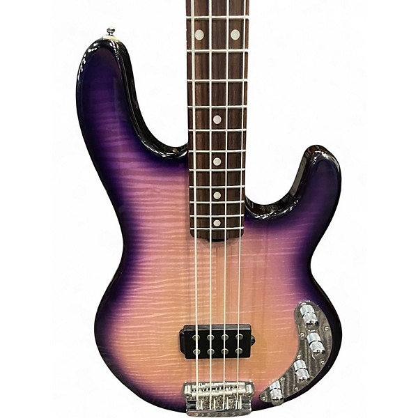 Used Sterling by Music Man Ray34 PURPLE SUNSET Electric Bass Guitar