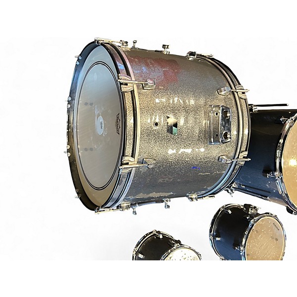 Used Ludwig 5 Piece Backbeat Blue sparkle Drum Kit