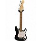 Used Squier Standard Stratocaster Matte Black Solid Body Electric Guitar thumbnail