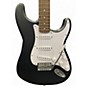 Used Squier Standard Stratocaster Matte Black Solid Body Electric Guitar