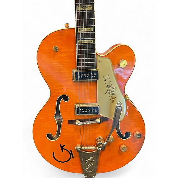 Used Gretsch Guitars G6120T Amber Hollow Body Electric Guitar