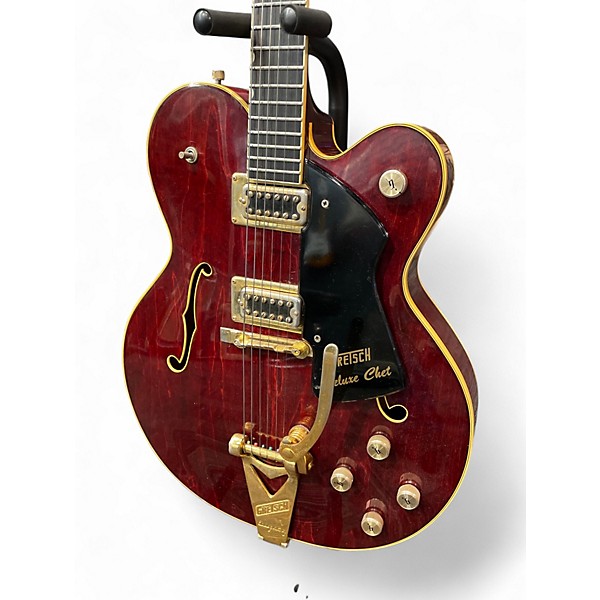 Vintage 1972 Gretsch Guitars DELUXE CHET ATKINS Worn Cherry Hollow Body Electric Guitar