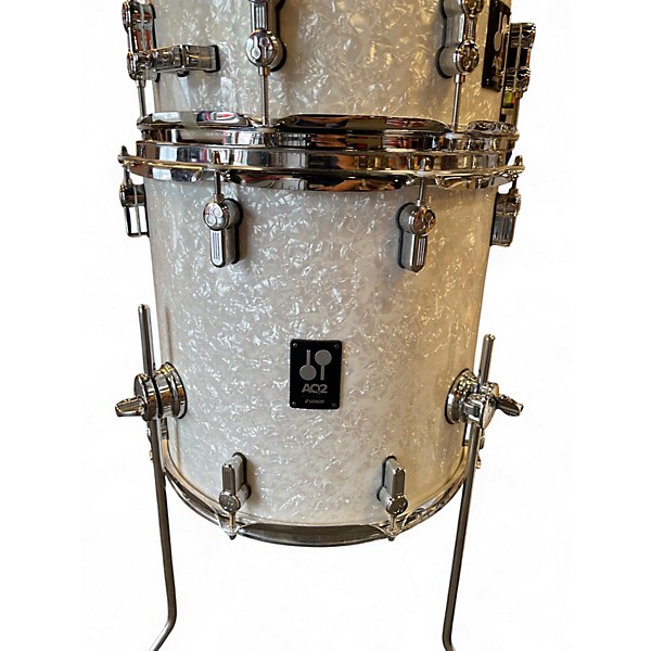 Used SONOR 4 Piece AQ2 Bop Maple White Marine Pearl Drum Kit