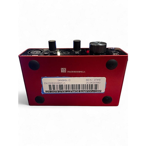 Used Focusrite Scarlett Solo Audio Interface