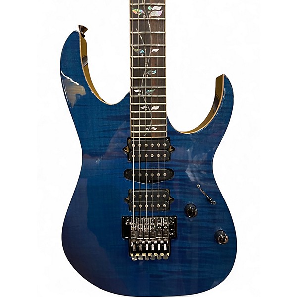 Used 2024 Ibanez RG8570 RBS Royal Blue Solid Body Electric Guitar
