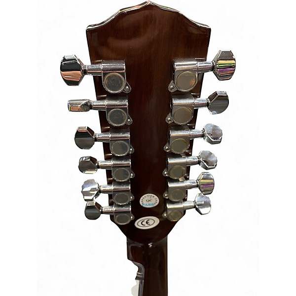 Used Fender CD60SCE 12 Natural 12 String Acoustic Electric Guitar