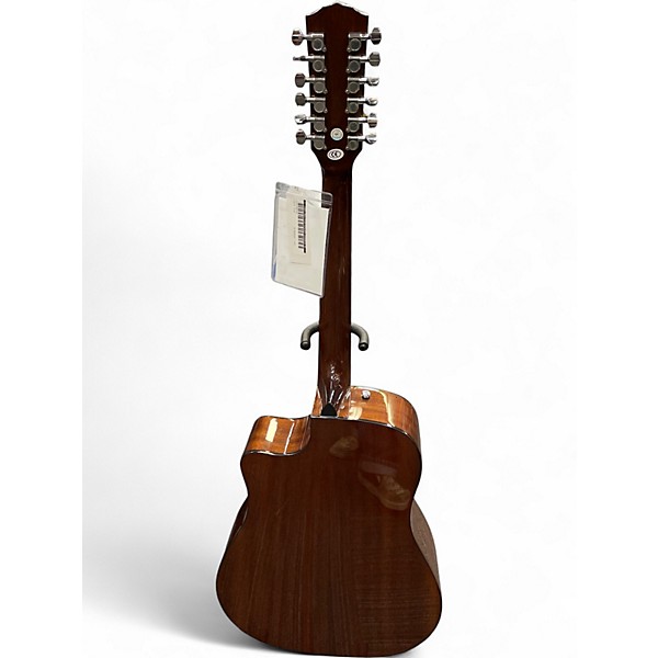 Used Fender CD60SCE 12 Natural 12 String Acoustic Electric Guitar