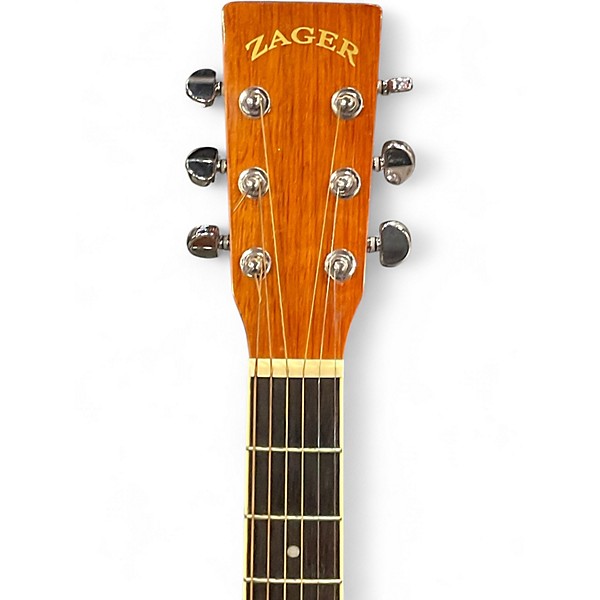 Used Zager ZAD50 Natural Acoustic Guitar