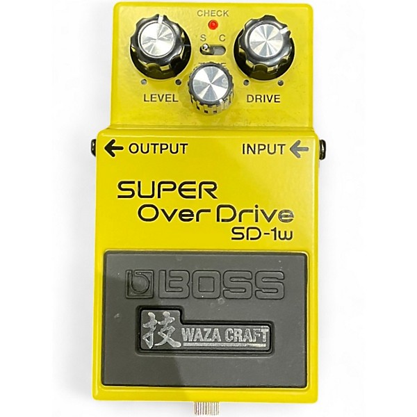 Used BOSS SD1W Super Overdrive Waza Craft Effect Pedal