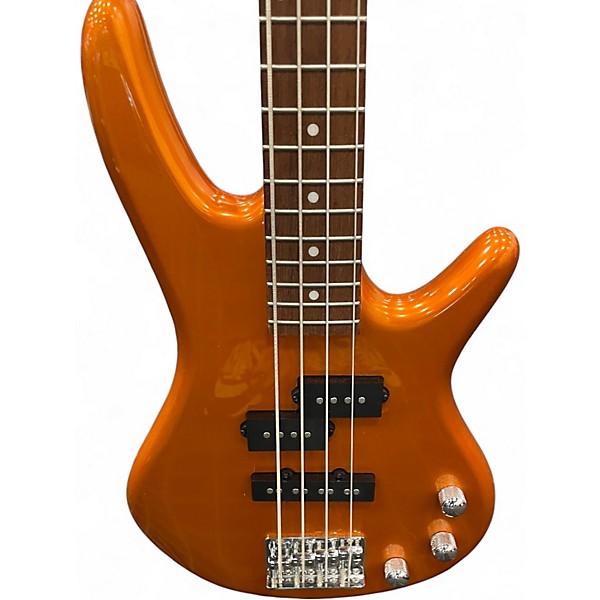 Used Ibanez GSRM20 Mikro Short Scale Orange Electric Bass Guitar