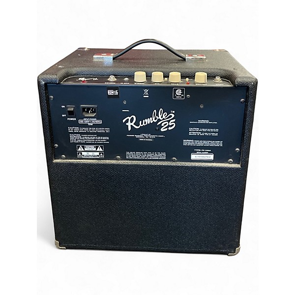 Used Fender Rumble 25 25W 1x10 Bass Combo Amp