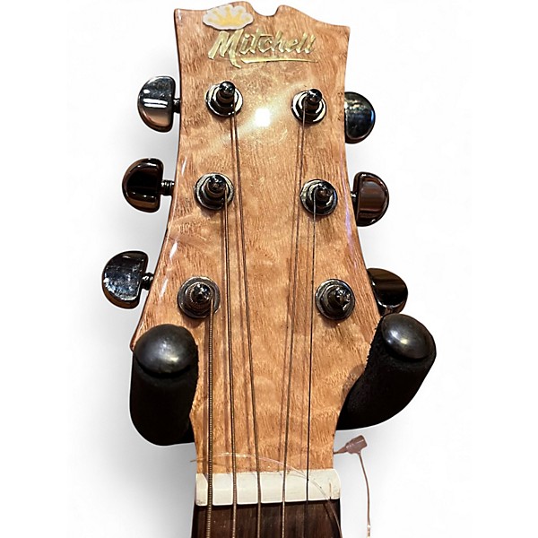 Used Mitchell MX430QAB Spalted Maple Acoustic Electric Guitar