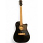 Used Fender CD60CE Dreadnought Black Acoustic Electric Guitar thumbnail