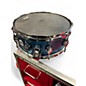 Used 2020s DW 6X14 Design Series Snare Metallic Aqua Marine Drum