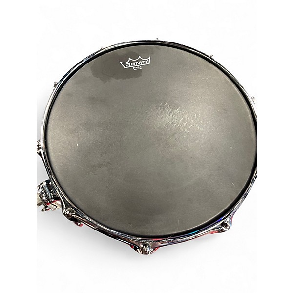 Used 2020s DW 6X14 Design Series Snare Metallic Aqua Marine Drum