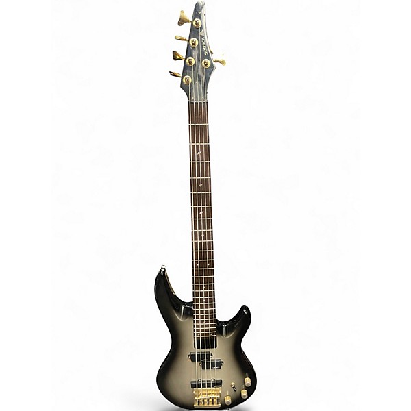 Used Samick Saturn Series Gray Electric Bass Guitar