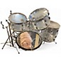 Vintage 1970s Ludwig 4 Piece Vistalite Clear Drum Kit