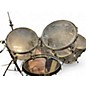 Vintage 1970s Ludwig 4 Piece Vistalite Clear Drum Kit